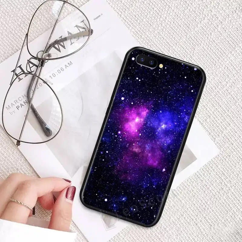 

Beautiful starry sky Phone Case For OPPO realme 7 6 5 3 2 Pro reno 3 2 Z ace Pro soft silicone coque