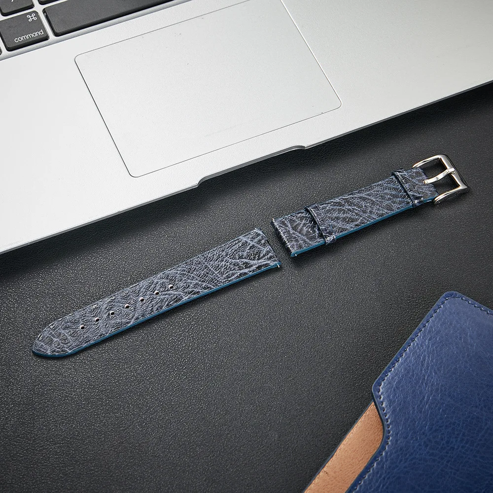 

18 20 22mm Universal Watch Band Cowhide Strap Thin section Genuine Leather Belt Watchbands Smart watch Accessories Quick release