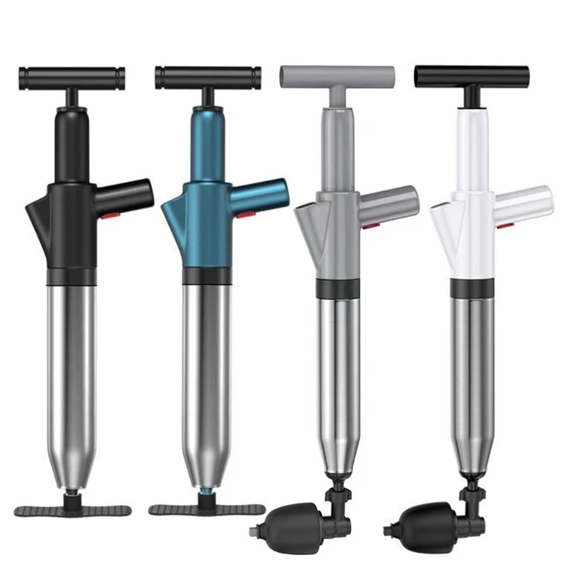 

K3NA Toilet Dredge Plunger Multifunctional High Pressure Sink Sewer Dredge Tool for Home Kitchen Bathroom Shower Sink Floor