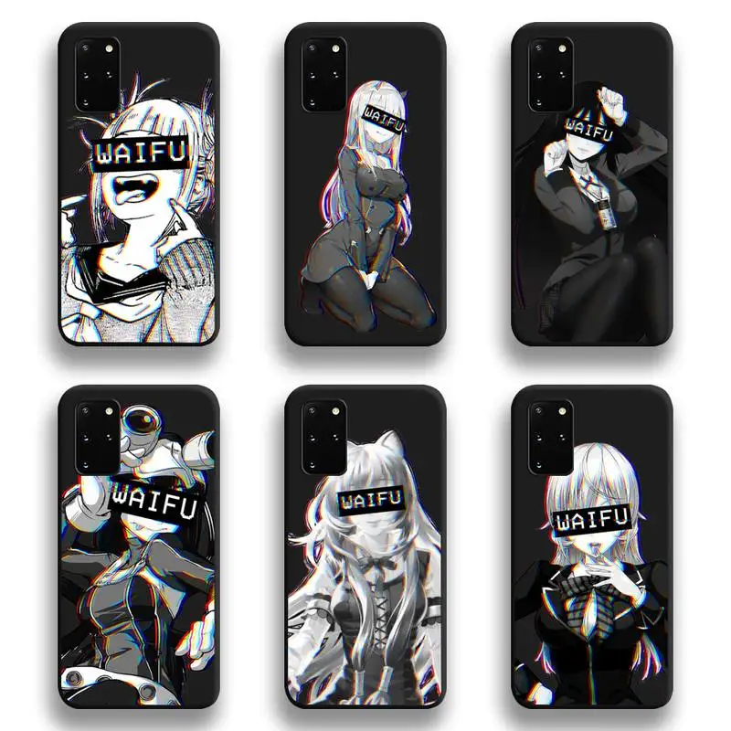 

Anime Zero Two Waifu Phone Case For Samsung Galaxy S21 Plus Ultra S20 FE M11 S8 S9 plus S10 5G lite 2020