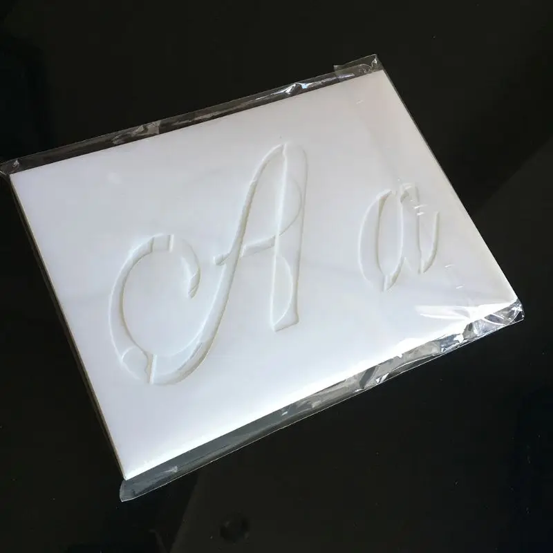 

36pcs/set Letter Alphabet Stencil Wall Painting Wood DIY Drawing Template Craft