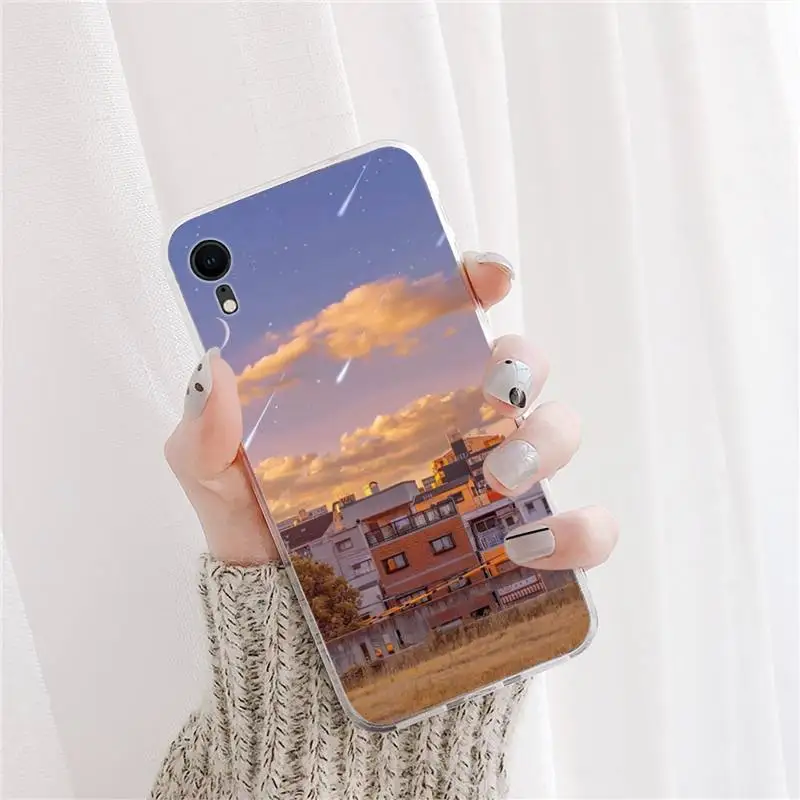 

sky scenery For iPhone X XS MAX 11 12 pro max 6 6s 7 7plus 8 8Plus 5 5S XR se 2020 case