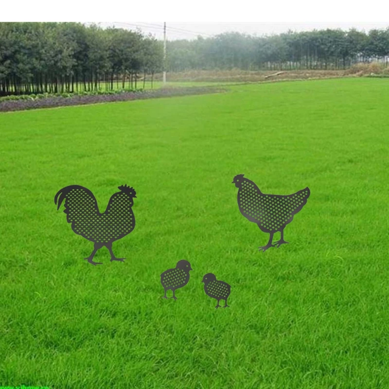 

1 Pc Chicken Rooster Hen Garden Stakes Yard Art Acrylic Garden Outdoors Decor D08D