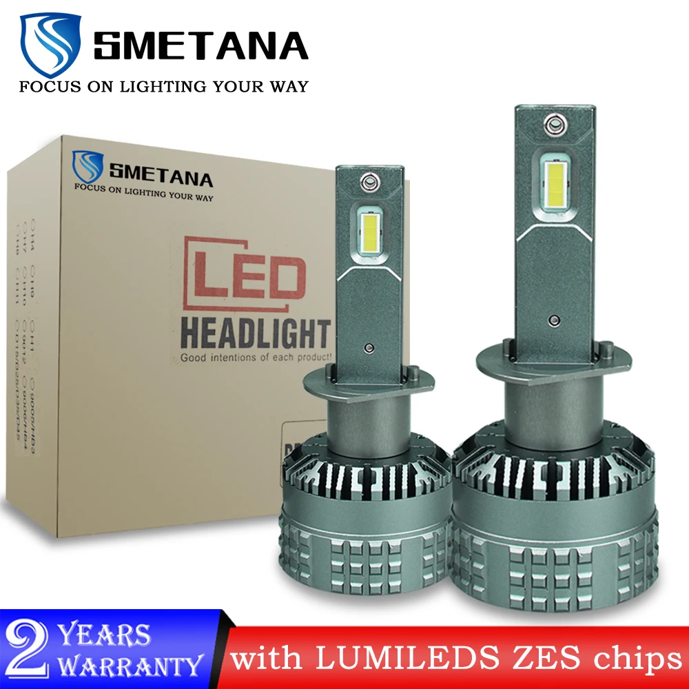 Сметана V7 H1 2 шт. H4 9003 H7 H8 H9 H11 9005 9006 Canbus Led Автомобильные светодиодные лампы для фар