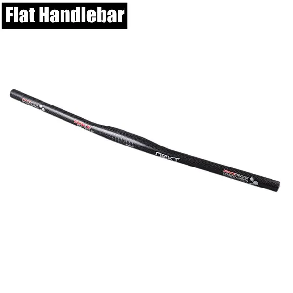 Flat Handlebar Гоночная лицевая сторона Next 3K углеродный велосипед MTB Руль набор велосипед подъем/плоский руль или стержень или подседельный штырь Велоспорт Горный запчасти - Цвет: Flat Handlebar