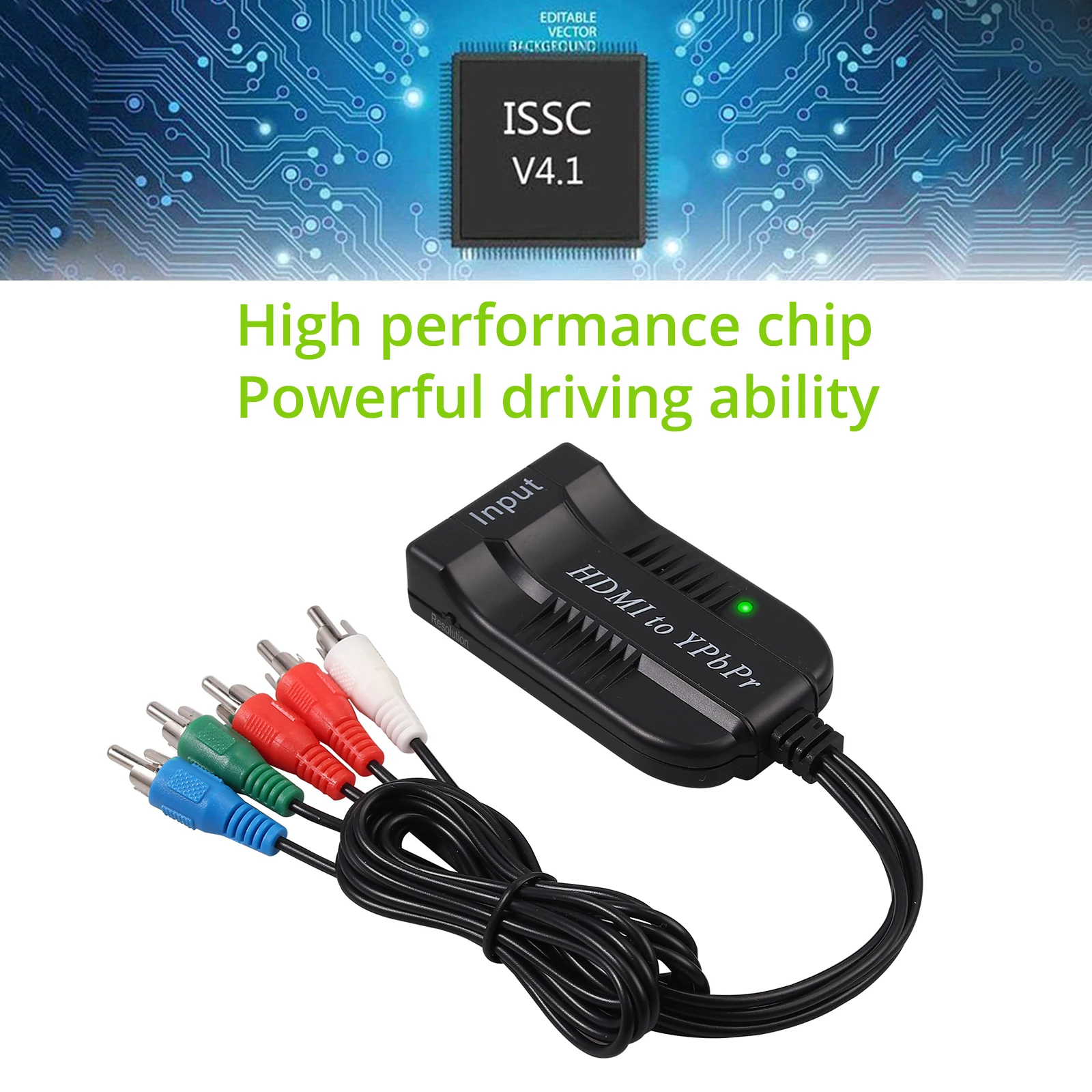 HDMI совместим с конвертер YPbPr до 1080P Компонентный видео мужской 5RCA преобразователь