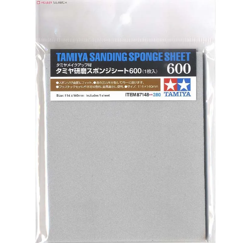 Набор для шлифовки Tamiya 87148 губка 600|sanding sponge|sanding sheetssponge sanding |