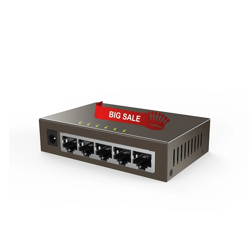 GLTEG1005D 5 портов гигабитный Ethernet коммутатор 10/100/1000Mpbs сетевой авто MDI/MDIX|Сетевые