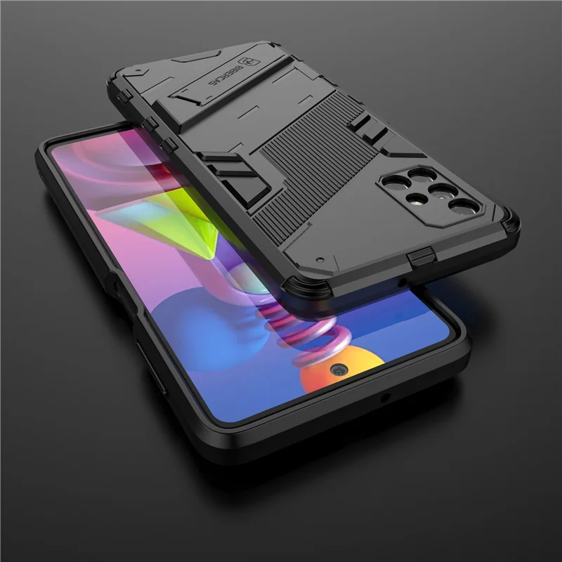 For Cover Samsung Galaxy M51 Case For Samsung M51 Capas Shockproof Holder Cover For Samsung S21 Ultra A02 M02 M21 M31 M51 Fundas