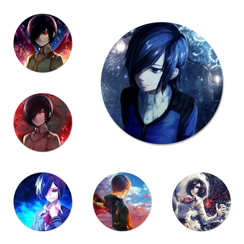 

Kirishima Touka, Токийский Гуль, значок для одежды, украшение для рюкзака, подарок