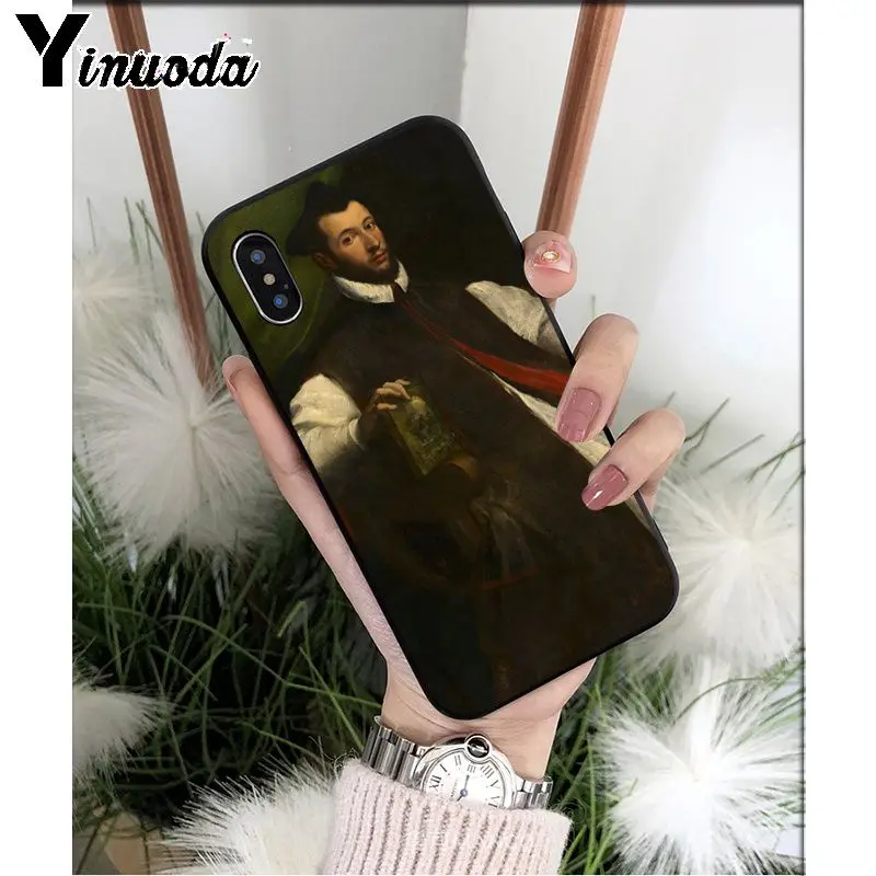 Yinuoda средневековый масляный рисунок высокого качества чехол для телефона Apple iPhone