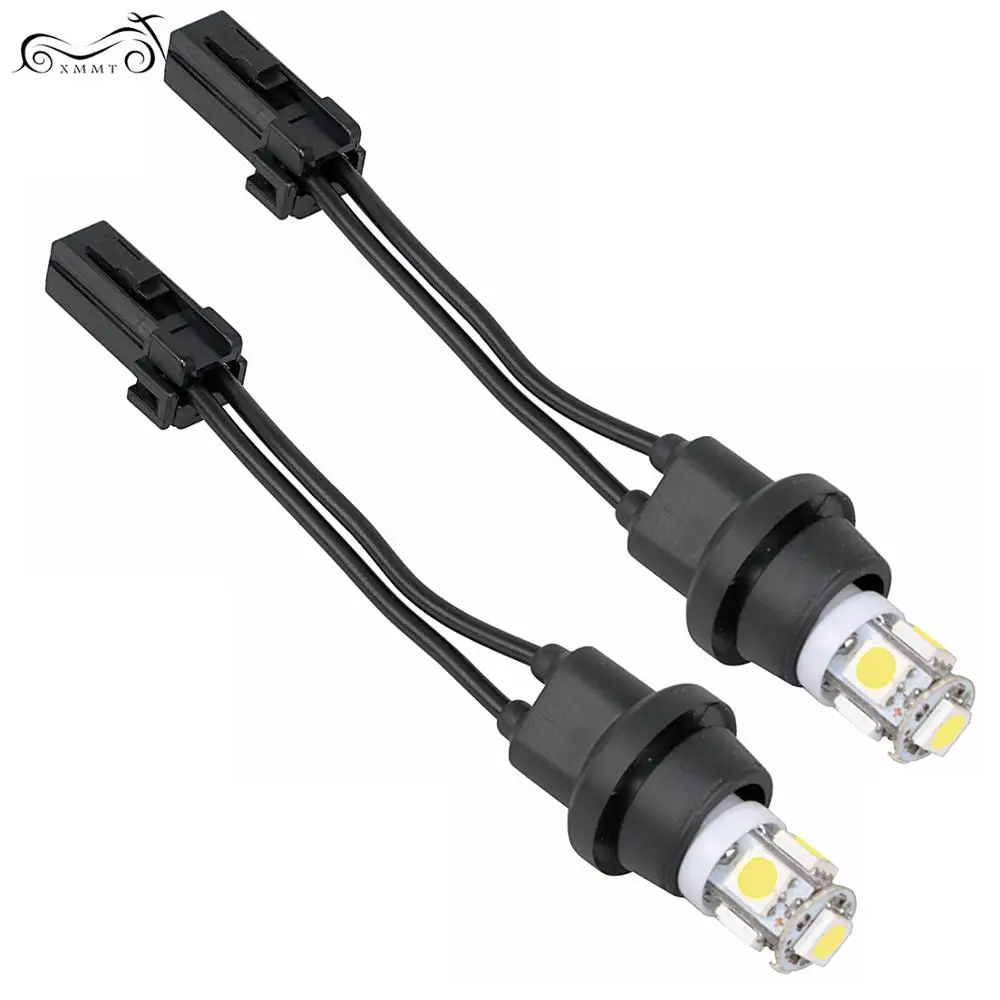 Мотоцикл крыло Белый светодиодный наконечник светильник полоски для Harley Electra Road