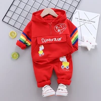 baby boy sports suit clothing sets kids dinosaur clothes for birthday formal outfits suit fashion tops shirt pants 2pcs