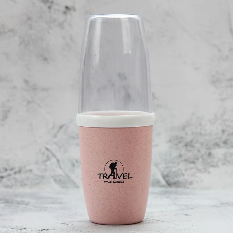 Дорожная коробка для зубной щетки из пшеничной соломы пластиковая портативная