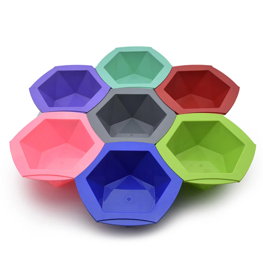 

7 Color Professional Tinting Bowl Hair Coloring Dyeing Bowl Hair Oil Treatments Tools for Home Barber Shop