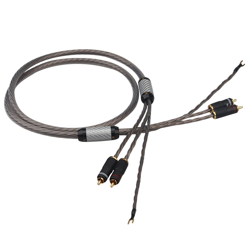 

Звуковой Кабель Tonearm, аудиокабель Odin HiFi RCA с заземляющим проводом для усилителя, CD-проигрывателя, концерта