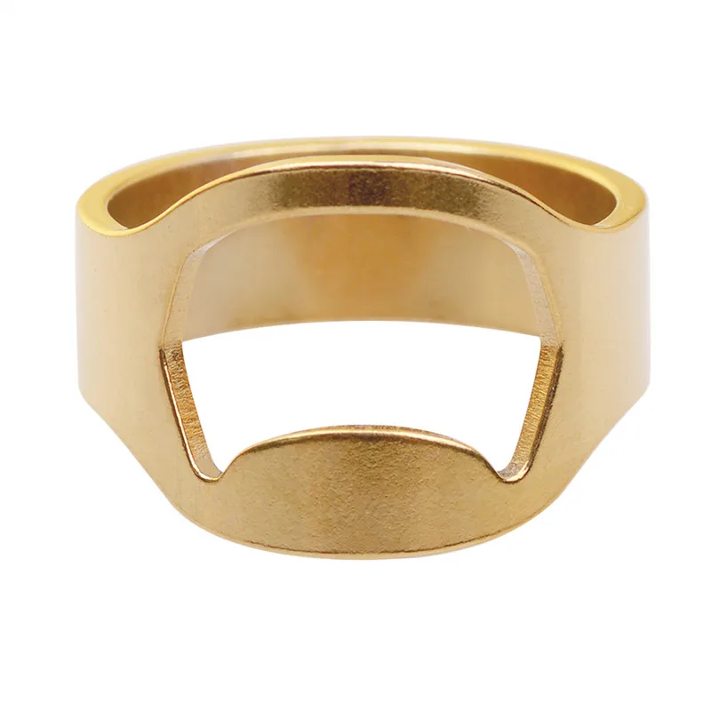 

1pcs Multi-function Stainless Steel Colorful Ring Shape Wine Opener Beer Bottle Opener Diameter 22mm Wedding Party Accessories