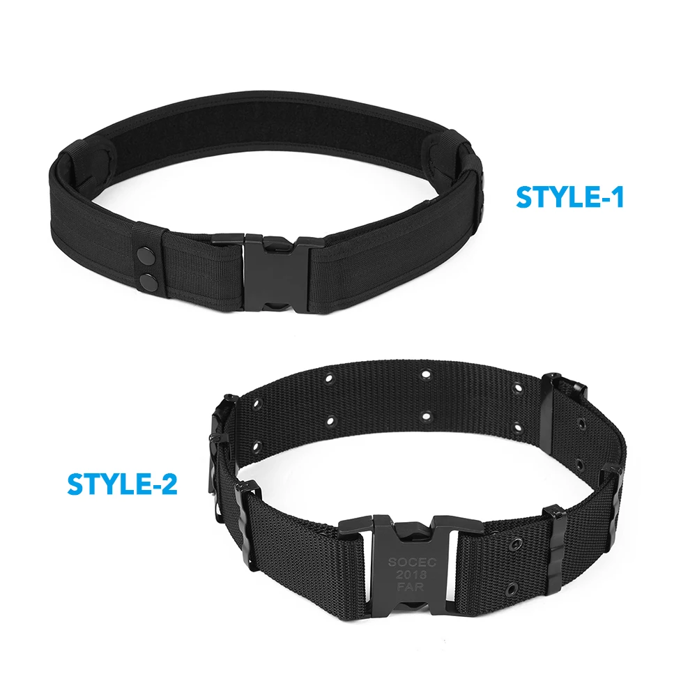 2 шт. охотничий ремень мужской нейлоновый для работы боевой утилиты полицейский