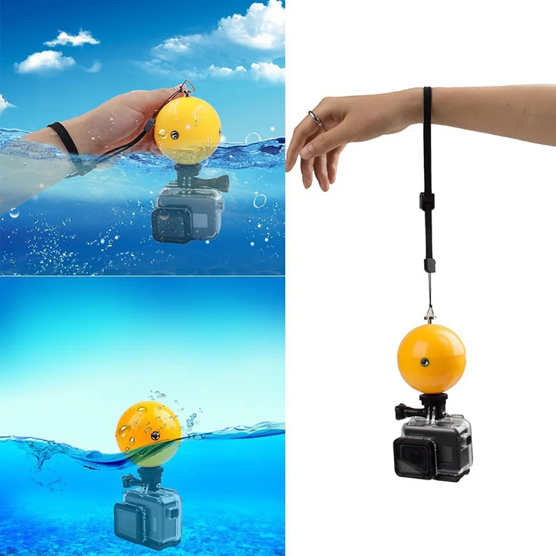 Camera Accessorios Floating Bobber Underwater Diving Float Ball for Gopro Hero 5/4/3+ Sport Cameras AS99 | Электроника