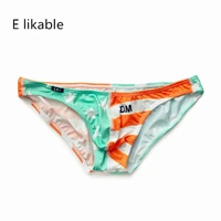 e likable2020 summer fashion new polyester mens underwear low waist striped sexy comfortable breathable briefs