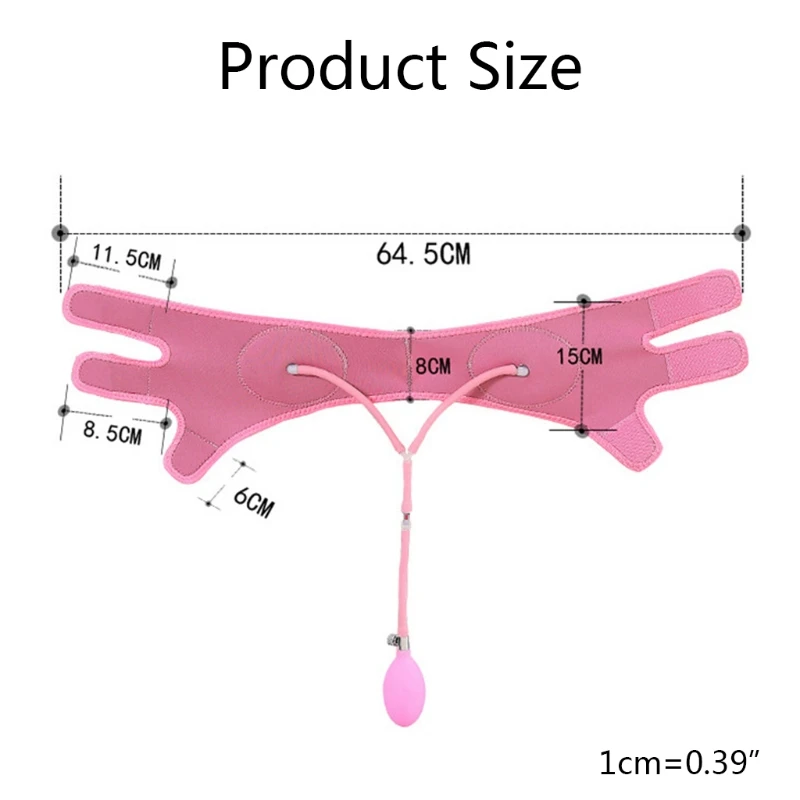

2021 Inflatable Face-lift Belt V-Shaped Thin Face Slimming Double Chin Lifting Device Facial Lifting Machine V-Line Lift Up Face