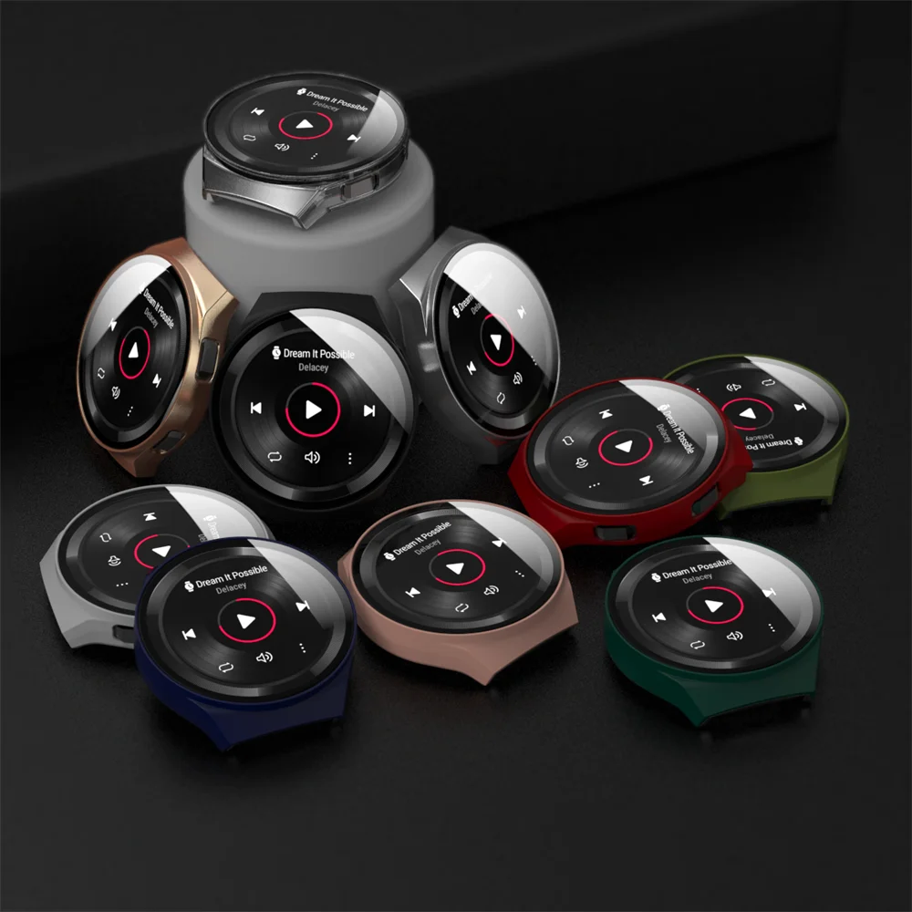 Чехол для часов из поликарбоната закаленное стекло защита экрана ультра тонкий