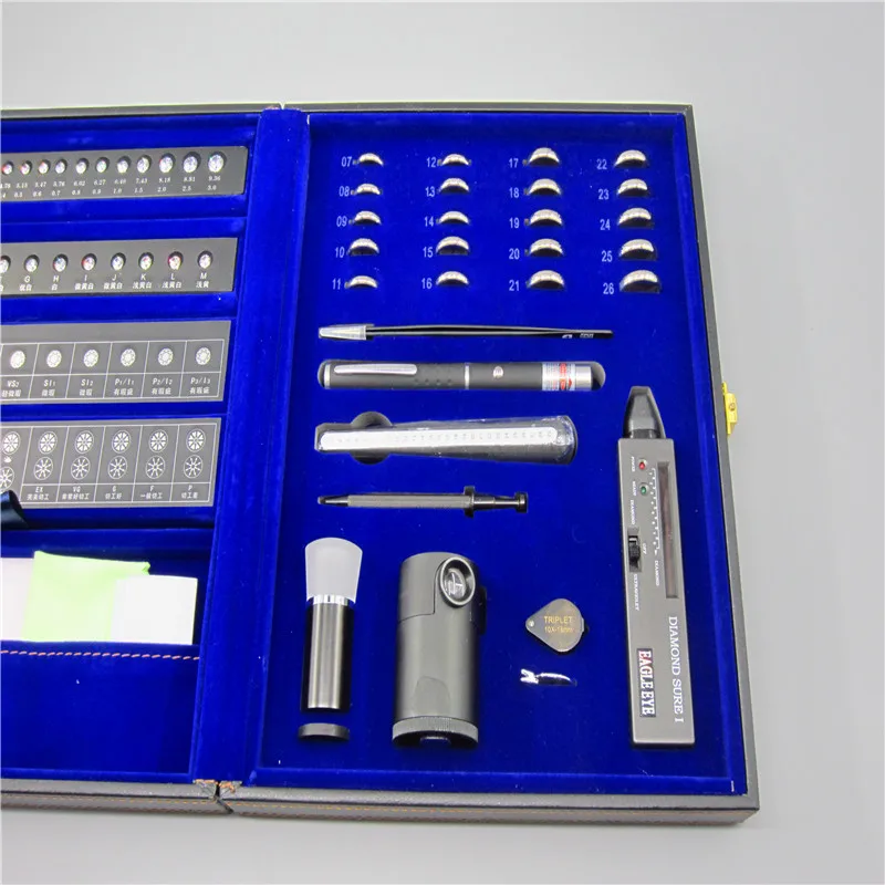 Драгоценный камень travel lab Gemological лаборатории тестирования набор инструментов