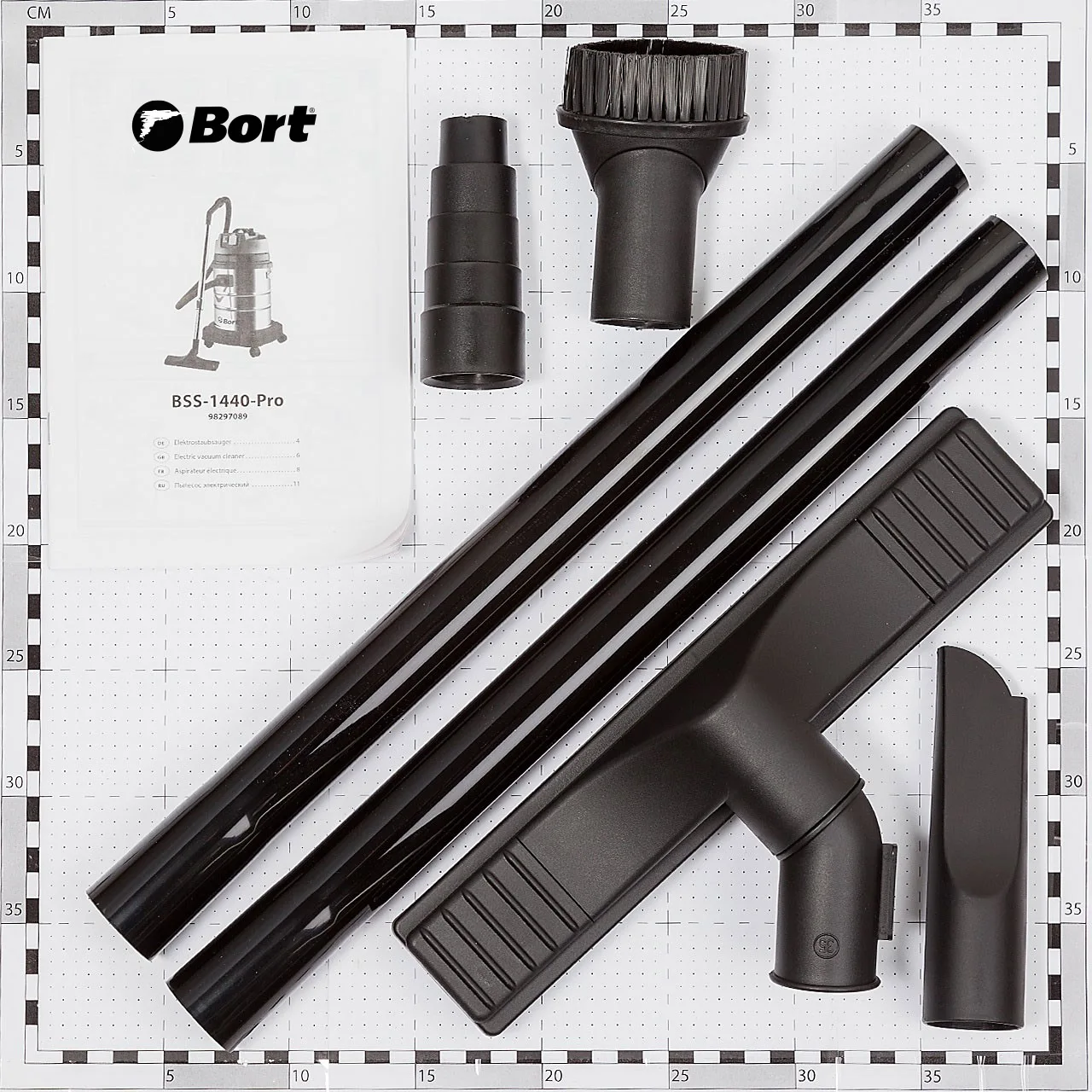 Пылесос для сухой и влажной уборки Bort BSS-1440-Pro (Мощность 1400 Вт вместимость
