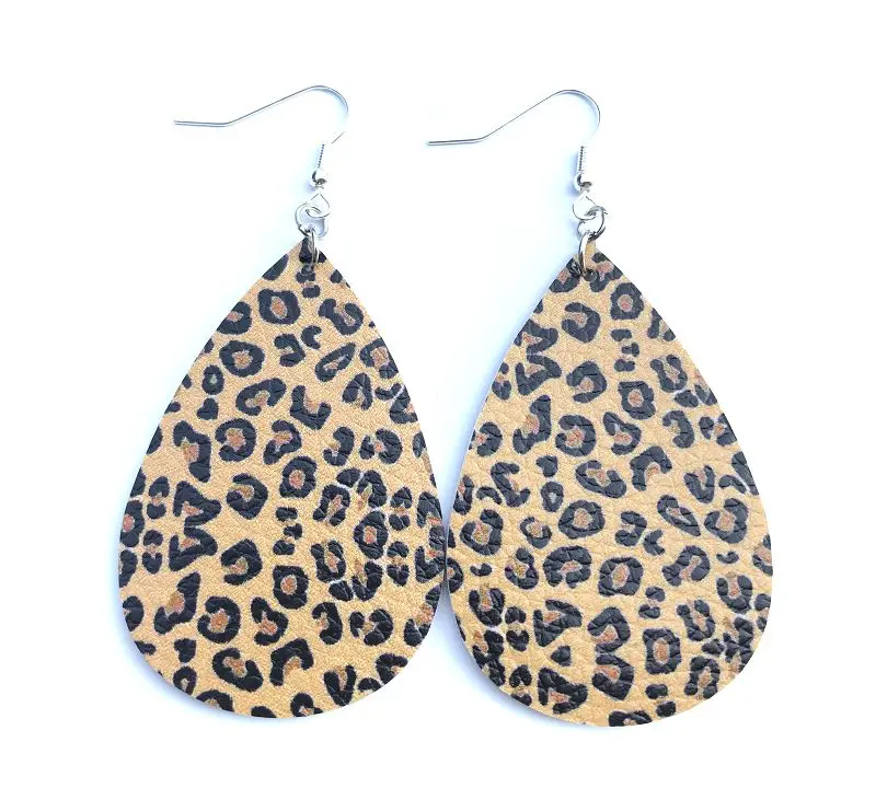 Женские бейсбольные серьги из искусственной кожи 2019 женское украшение с флагами