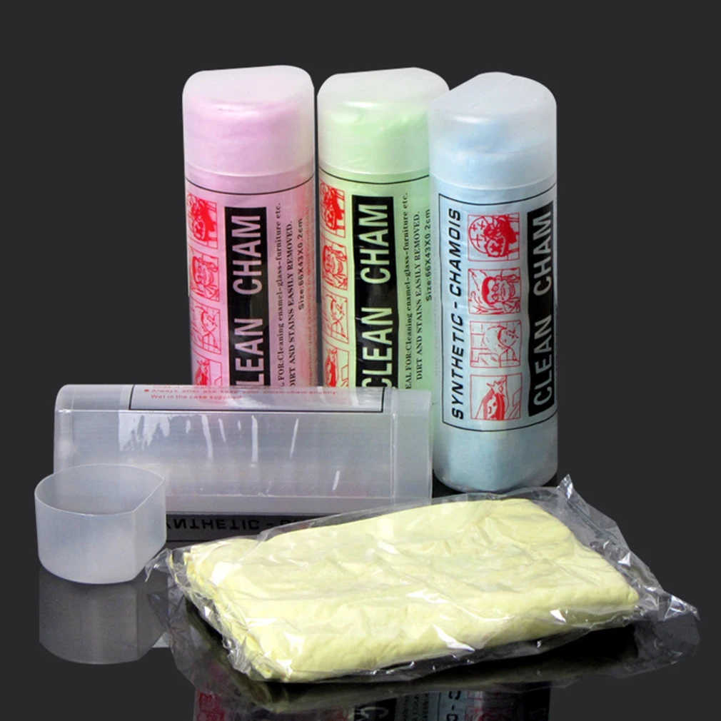 

66*43cm PVA Chamois Car Wash Towel Cleaner car Accessories Car care Home Cleaning Hair Drying Cloth