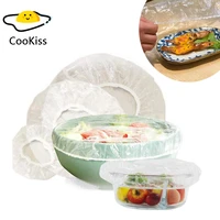 100pcs reusable bowl covers with elastic non toxic keeping fresh kitchen food storage bags