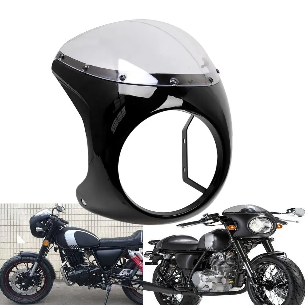 7 'мотоциклетная Ретро фара обтекатель ветровой экран декоративные молдинги