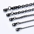 Цепочка Из Нержавеющей Стали Черная Мужская ожерелье кулон модное ювелирное изделие из нержавеющей стали может быть оптовая продажа