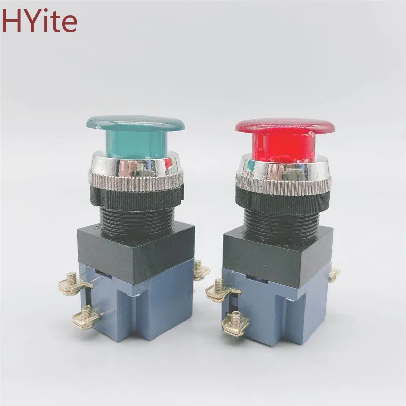 Выключатель кнопочный в виде гриба ВКЛ ВЫКЛ 3800 Электрический промышленный