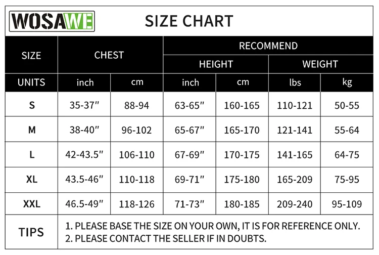 

WOSAWE Thick Windproof Motorcycle Jacket Road Racing Warm Motorbike Top Reflective Outdoor Sports Windbreaker S-2XL