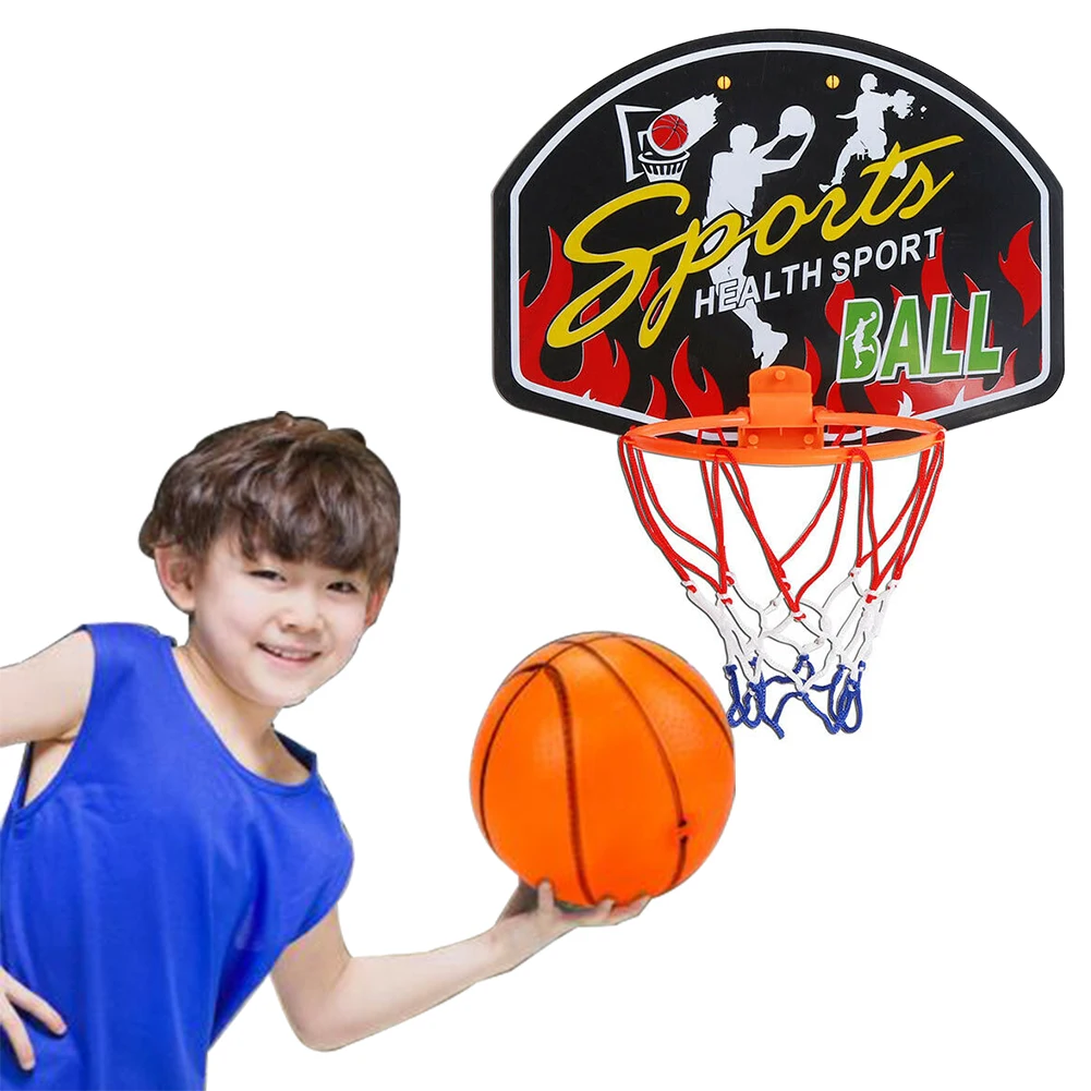 Игрушка с мячом баскетбольное кольцо прочный игра двери безопасный дом цель