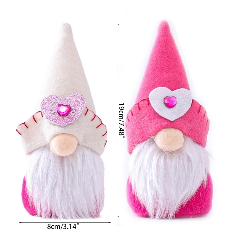 

Smart Rudolph, Faceless Dwarf, Valentine's Day Love Dwarf Mask, Lover Elf Decoration, Doll Decoration