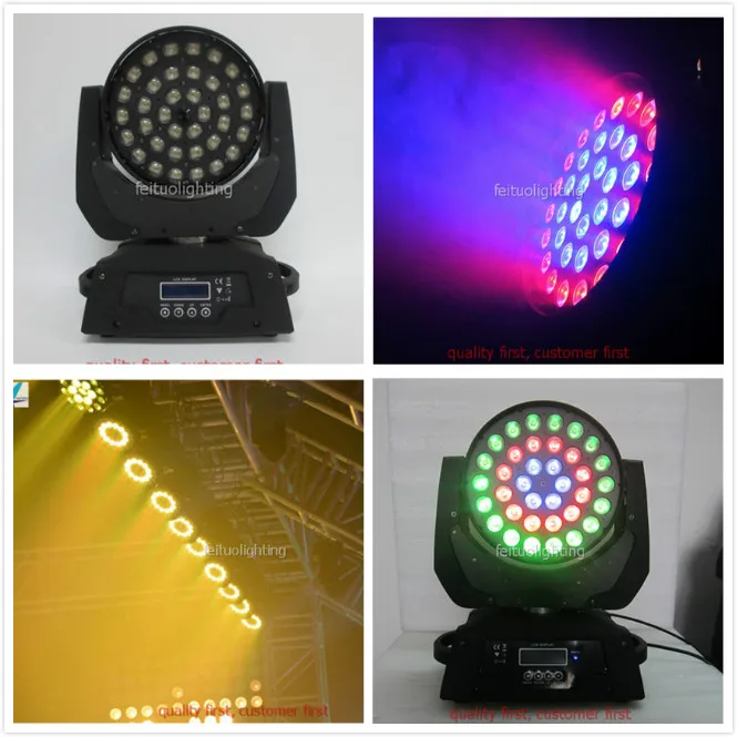 H disco project light circle control effect 36x18 Вт zoom rgbwa uv 6in1 led moving head wash с сенсорным экраном|light fitting
