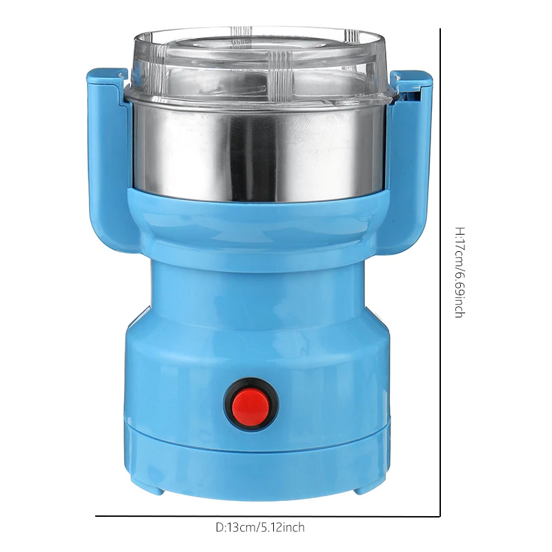 

27000W 4-Blade Electric Coffee Grinder Stainless Steel Coffee Bean Grinder Spices Pepper Herbs Nuts Multifunction Smash Machine