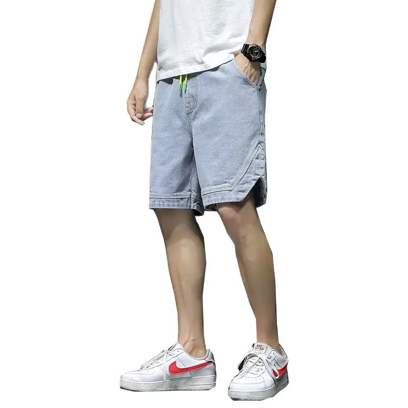 

Men's Casual Shorts Bull-puncher Knickers Male With Loose Pants In The Summer Thin Japanese plus-size Fatty Popular