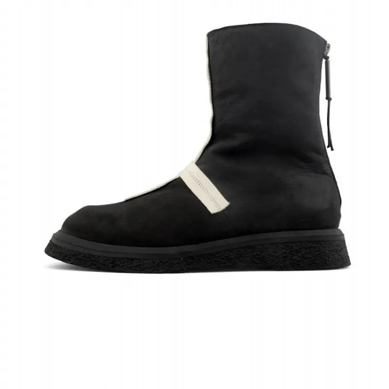 Мужские ботинки в британском стиле 100% натуральная кожа Черные кроссовки на