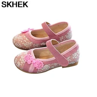 kids cloth shoes for girls fashion floral cloth flats childrens traditional chinese performance show shoes embroidery floral