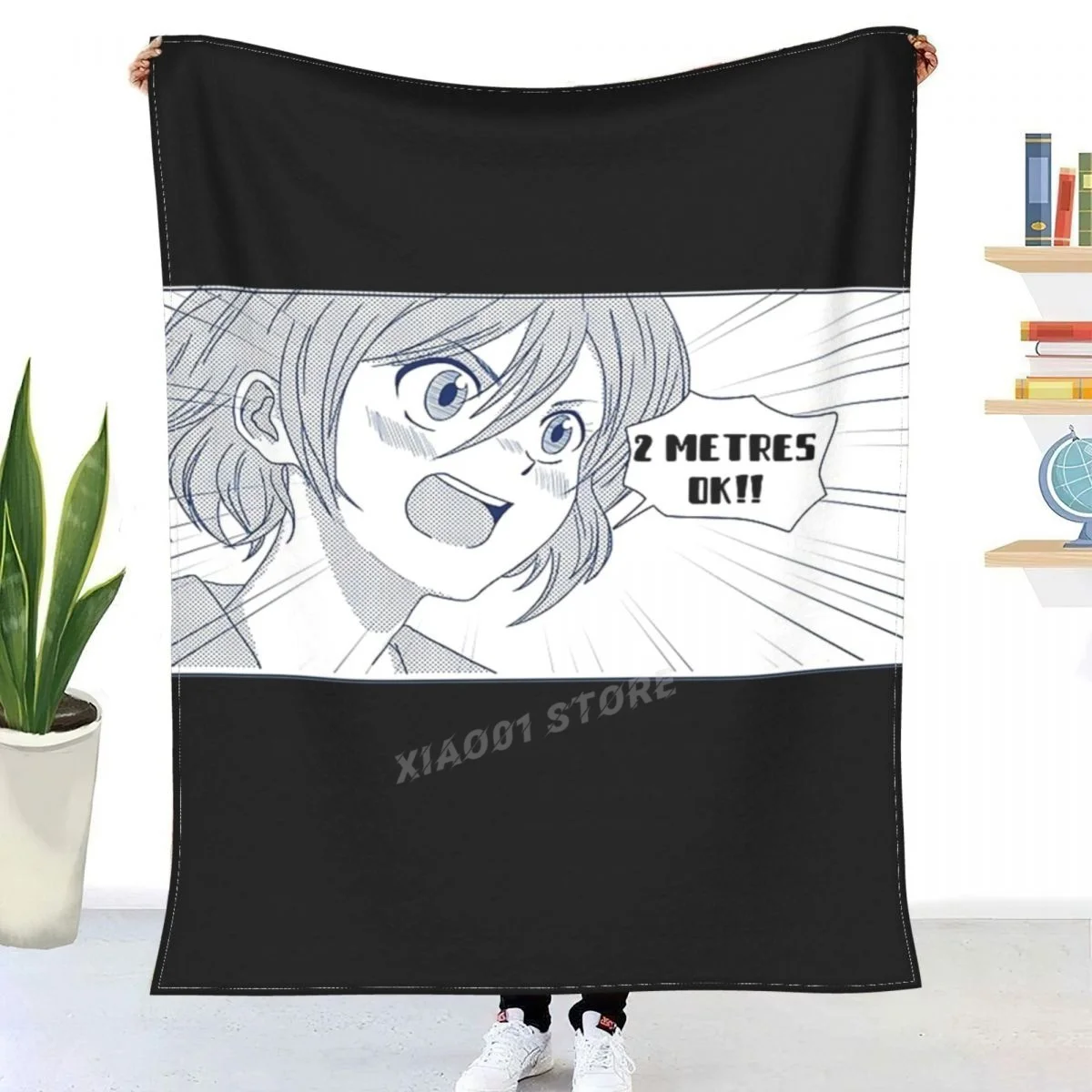 

STAY TWO METRES AWAY OK By Jamfamart Throw Blanket Sherpa Blanket Bedding soft Blankets