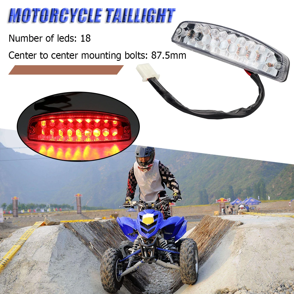 

Motorcycle Exterior Decoration Parts 3 Wire LED ATV Rear Tail Brake Light for TaoTao Sunl Chinese Quad 50cc-125cc