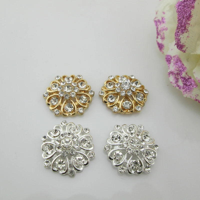 (BT242 21 мм) 5 шт. стразы пуговицы из сплава украшения с плоской задней стороной | Дом