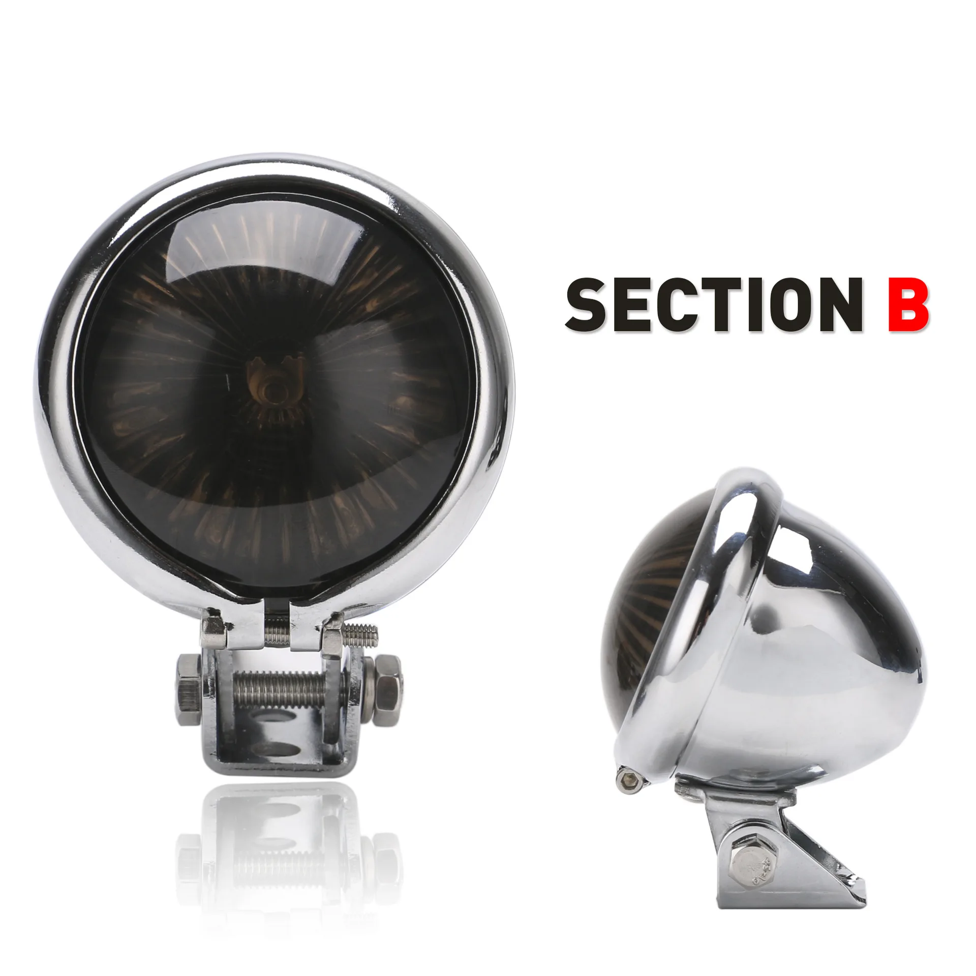 

Motorcycle LED 12V Adjustable Cafe Racer Style Stop Tail Light Motorbike Brake Rear Lamp Taillight for Chopper
