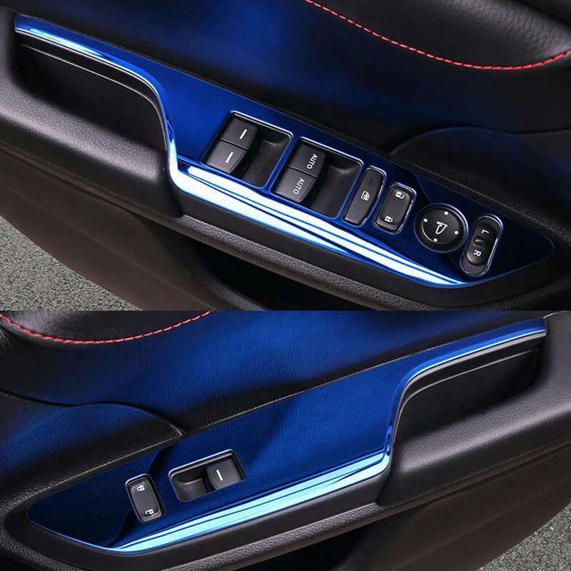 Автомобильный Стайлинг 4 шт. Подходит для Honda Civic Седан 4dr 2016 2020 нержавеющая сталь