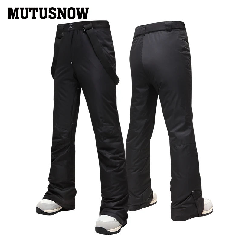 MUTUSNOW Skiing Pants Women's New Arrival Ski Trouser Snowboard Female High Quality Snow Pants Windproof Waterproof Breathable
