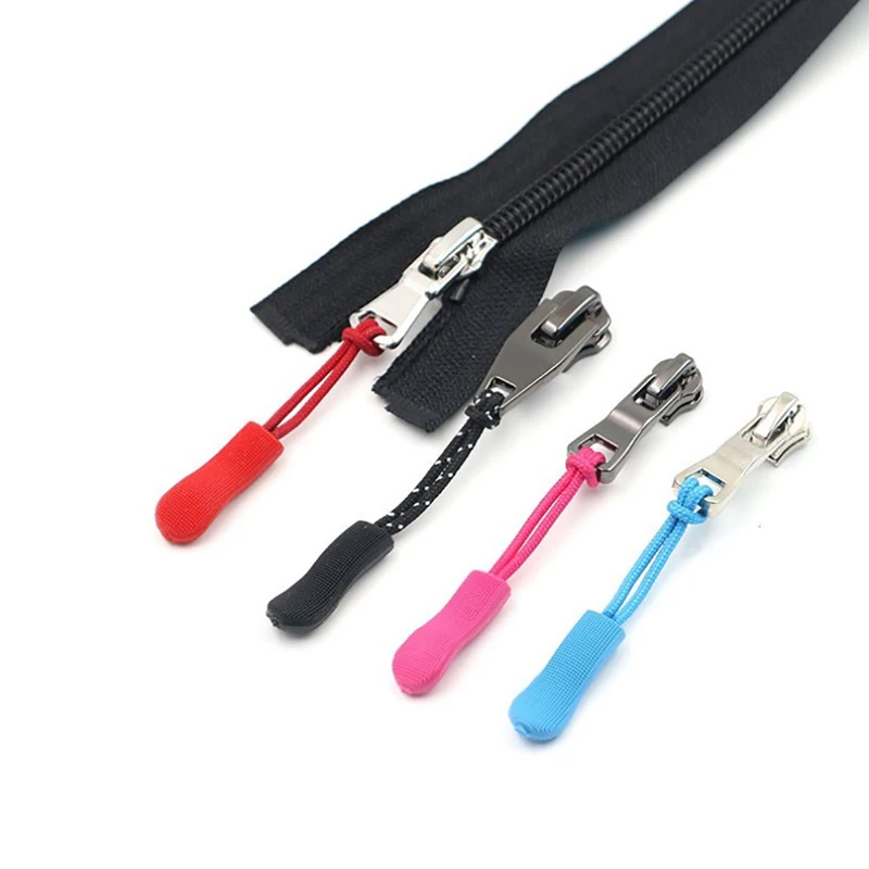 

Zipper Pull Puller End Fit Rope Tag Replacement Clip Buckle Fixer Zip Cord Bag