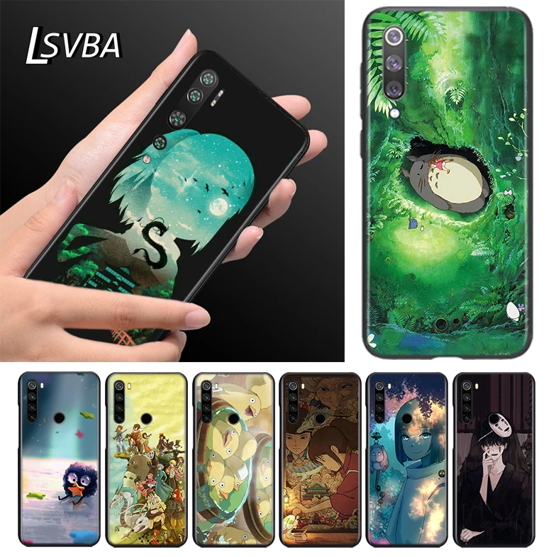 

Anime Totoro Ghibli Art Silicone TPU Cover For Xiaomi Mi Note 11 10T 10 9 9T SE 8 Pro Lite Ultra 5G Phone Case Bag